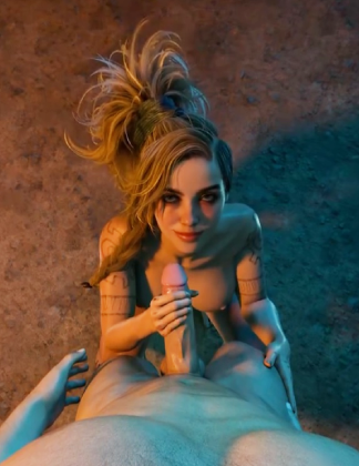 DarkDreamsVR Busty Blowjob Game Image