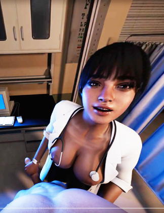 DarkDreamsVR Nurse Handjob Game Image